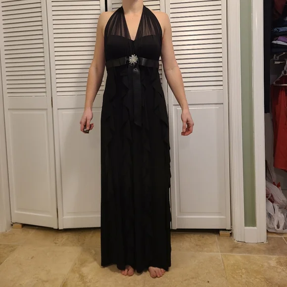 Betsy & Adam Formal Black Dress